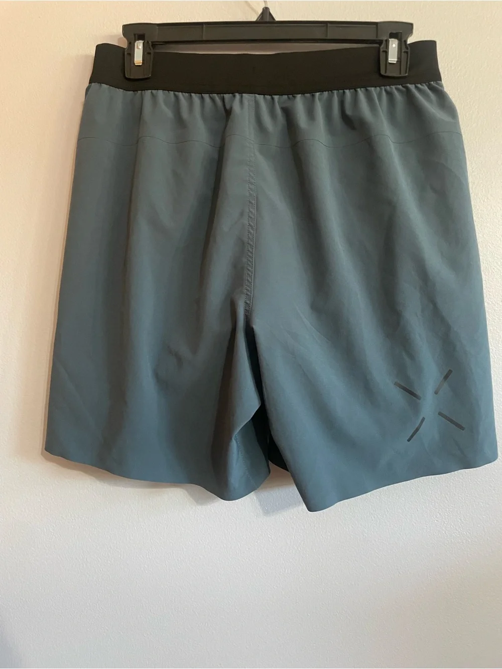 Ten Thousand Slate Blue Athletic Shorts with Black Waistband